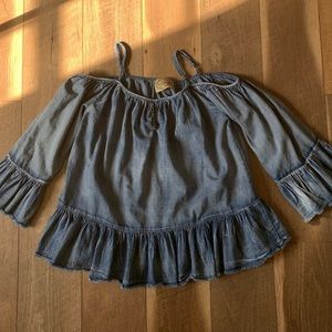 DeJaVu Cold Shoulder Top